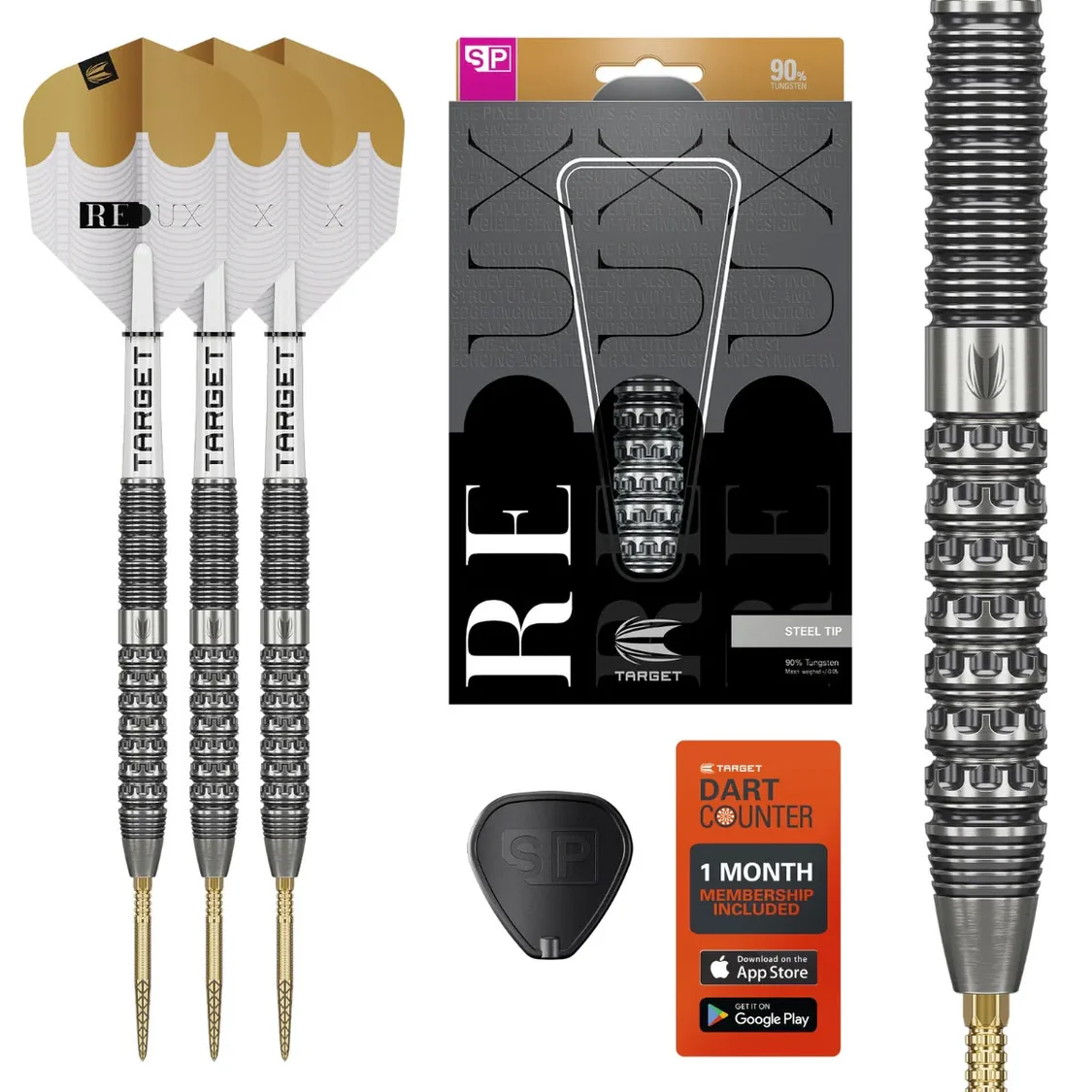 Target Redux 01 90% Tungsten SP Steel Tip Darts