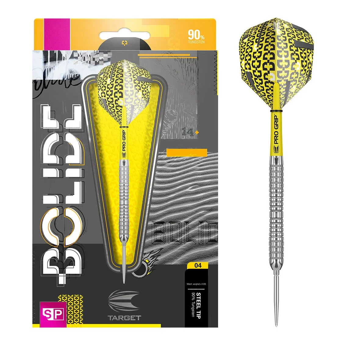 Target Bolide 04 Swiss Point 90% Tungsten Steel Tip Darts