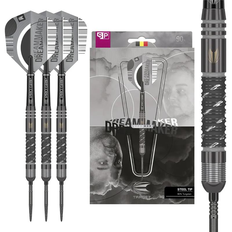Target Dimitri Van Den Bergh x Echo 90% Tungsten SP Steel Tip Darts