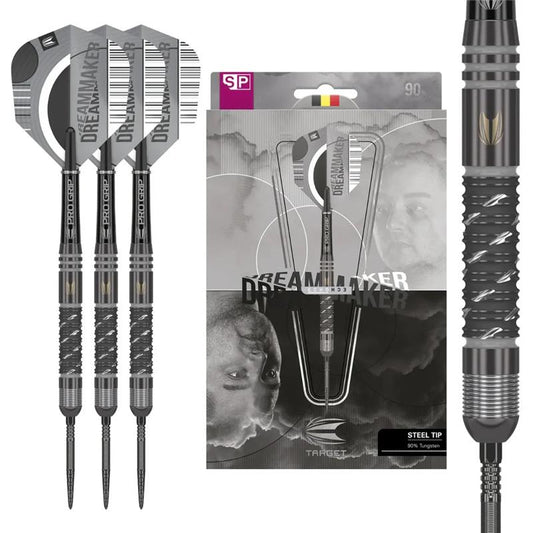 Target Dimitri Van Den Bergh x Echo 90% Tungsten SP Steel Tip Darts