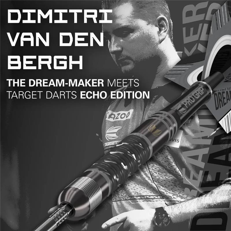 Target Dimitri Van Den Bergh x Echo 90% Tungsten SP Steel Tip Darts