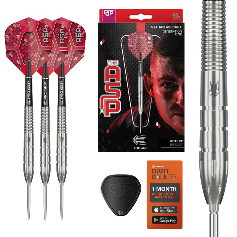 Target Nathan Aspinall G1 90% Tungsten SP Steel Tip Darts