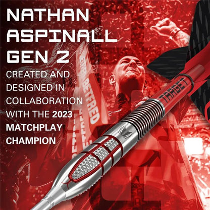 Target Nathan Aspinall G2 95% Tungsten Steel Tip Darts