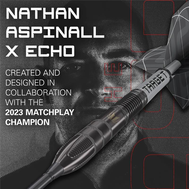 Target Aspinall x Echo 90% Tungsten SP Steel Tip Darts