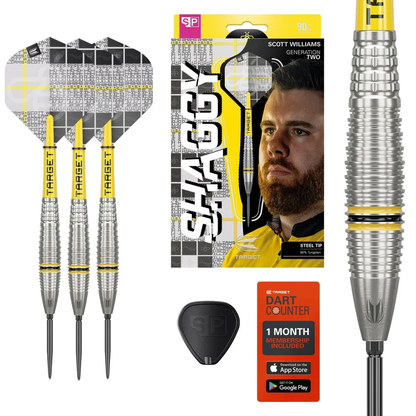 Target Scott Williams G2 90% Tungsten SP Steel Tip Darts
