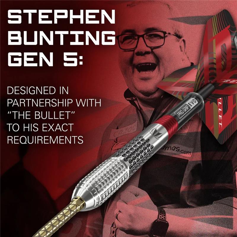 Target Stephen Bunting Gen 5 95% Tungsten SP Steel Tip Darts