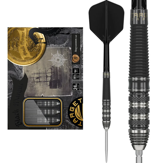 Target Japan Black Marque Armageddon G2 90% Tungsten SP Steel Tip Darts