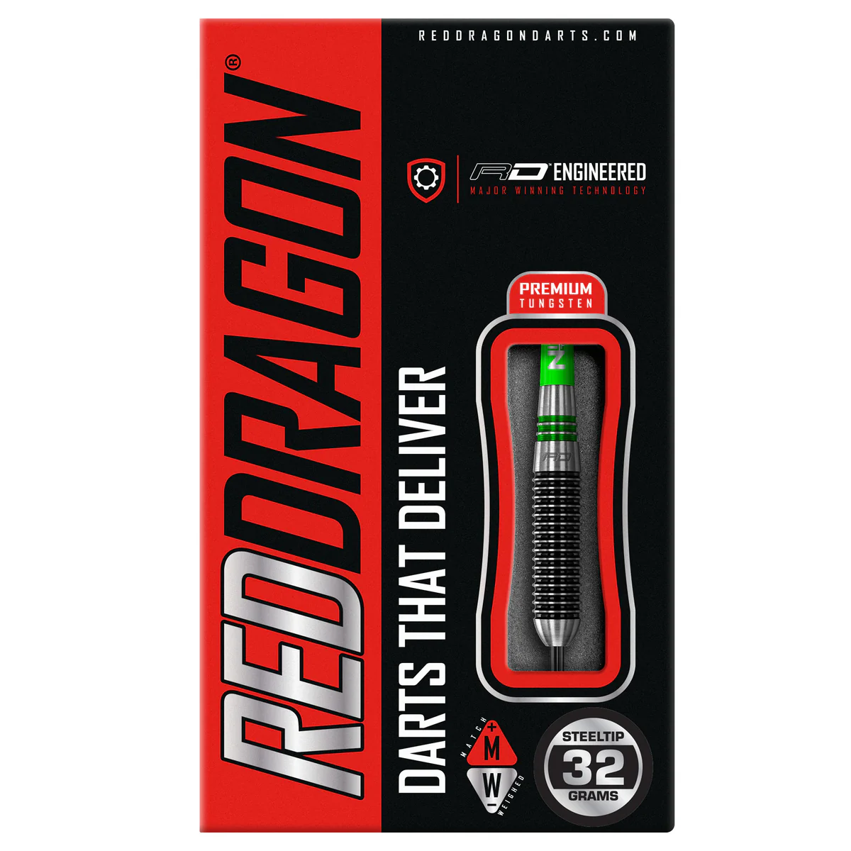 Red Dragon Titan 2 85% Steel Tip Darts