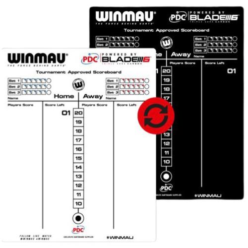 Winmau Dry Wipe Score Board