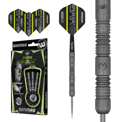 Winmau Michael van Gerwen MvG Exact 90% Tungsten Steel Tip Darts