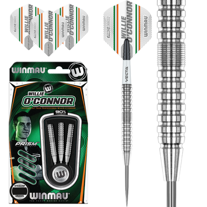 Winmau Willie O'Connor 90% Tungsten Steel Tip Darts