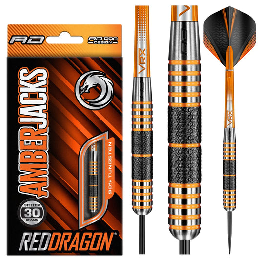 Red Dragon Amberjack 11 Steel Tip Darts