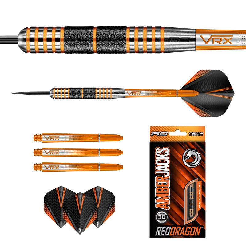 Red Dragon Amberjack 11 Steel Tip Darts