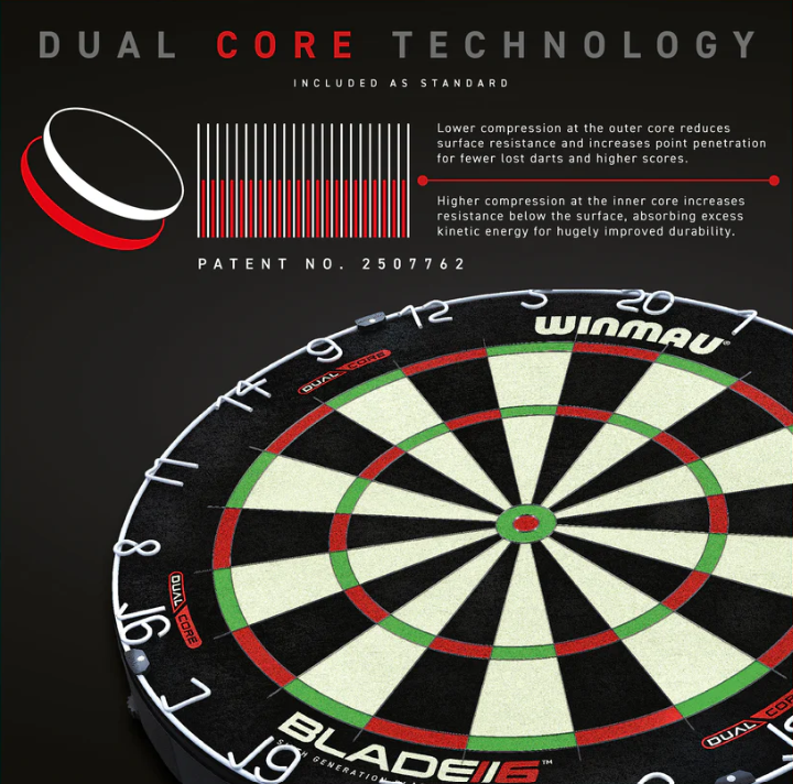 Winmau Blade 6 Dual Core Dartboard
