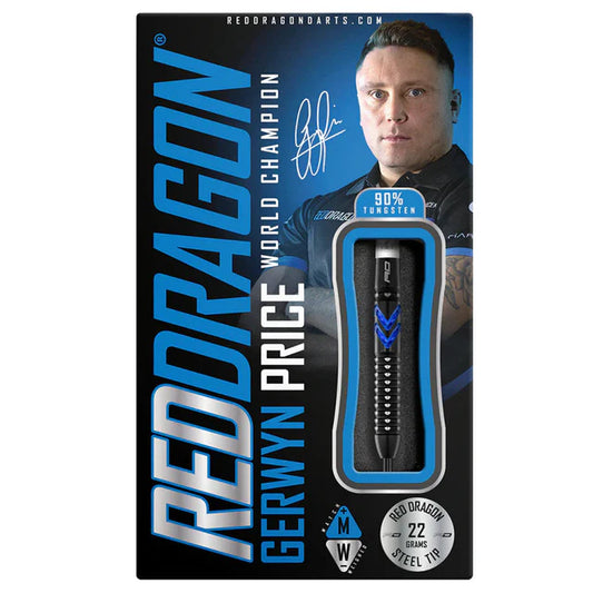 Red Dragon Gerwyn Price Blue Ice Special Edition 90% Tungsten Darts