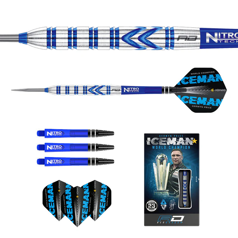 Red Dragon Gerwyn Price Blue Originals 90% Tungsten Darts