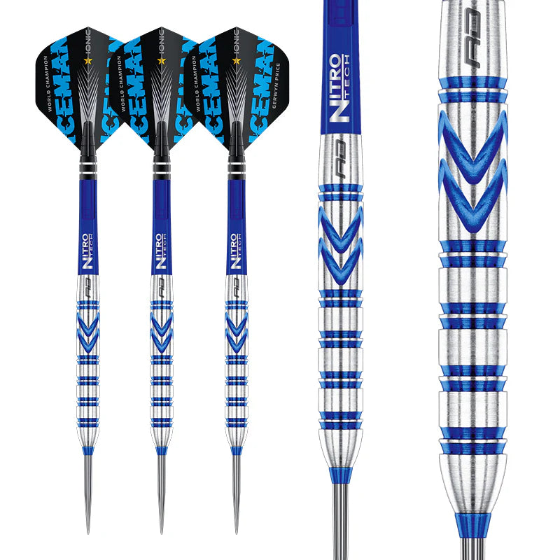 Red Dragon Gerwyn Price Blue Originals 90% Tungsten Darts