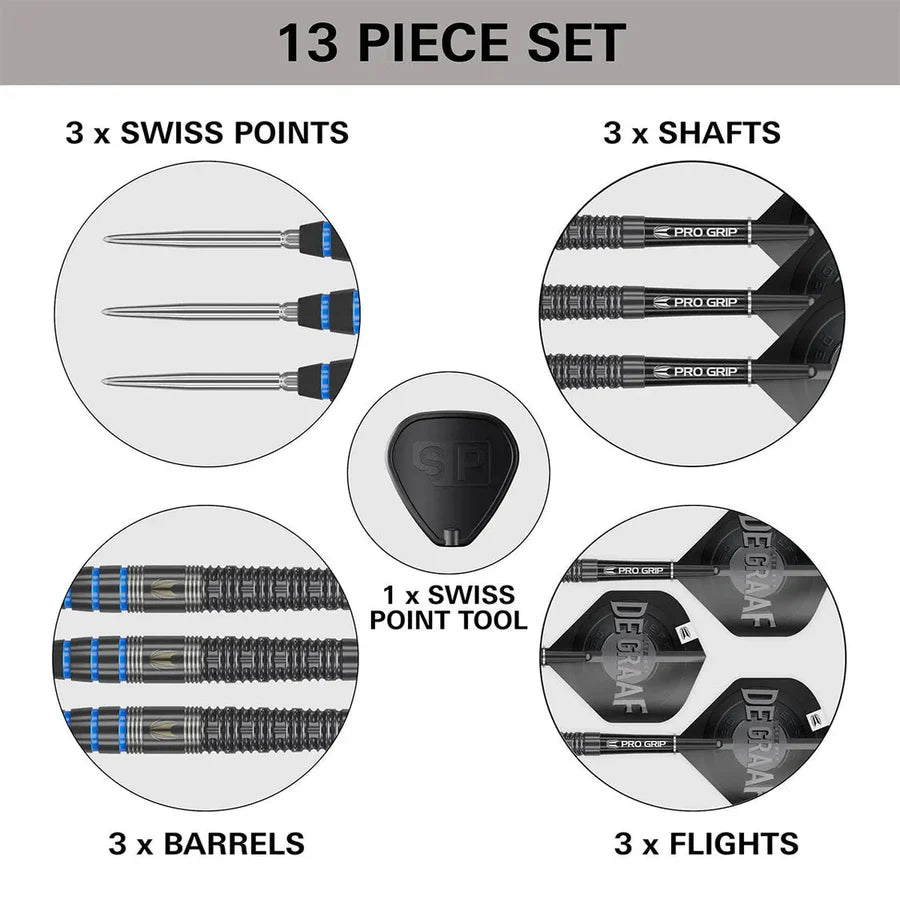 Target Jeffrey De Graaf 90% Tungsten SP Steel Tip Darts