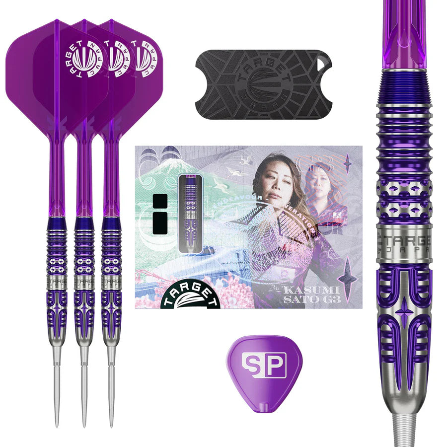 Target Japan Kasumi Sato Endeavour G3 90% Tungsten SP Steel Tip Darts