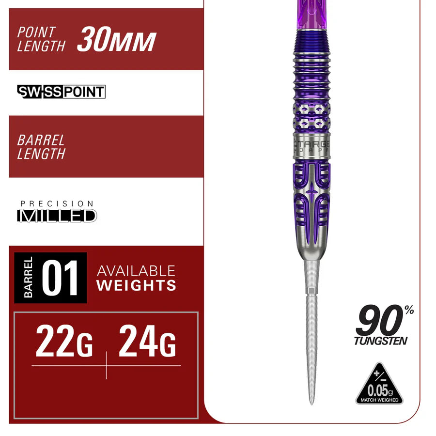 Target Japan Kasumi Sato Endeavour G3 90% Tungsten SP Steel Tip Darts