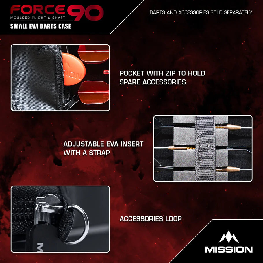 Mission Force 90 Dart Case Slim EVA Moulded Case