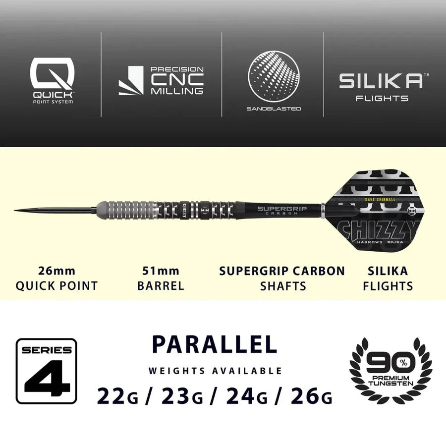 Harrows Chizzy Series 4  90% Tungsten Darts (QP)