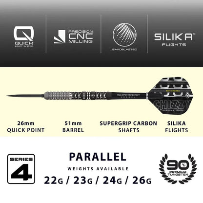 Harrows Chizzy Series 4  90% Tungsten Darts (QP)