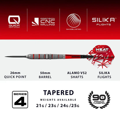 Harrows Damon Heta Series 4 90% Tungsten Darts (QP)
