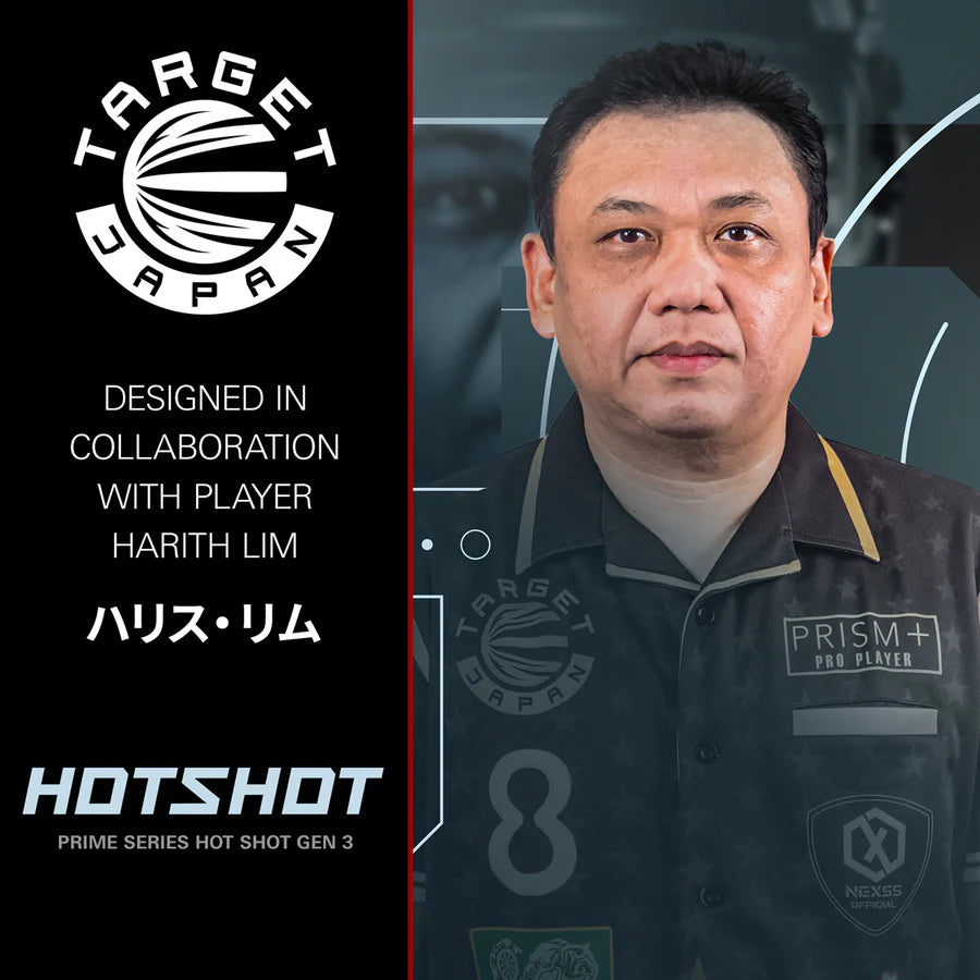 Target Japan Harith Lim Hot Shot G3 90% Tungsten SP Steel Tip Darts