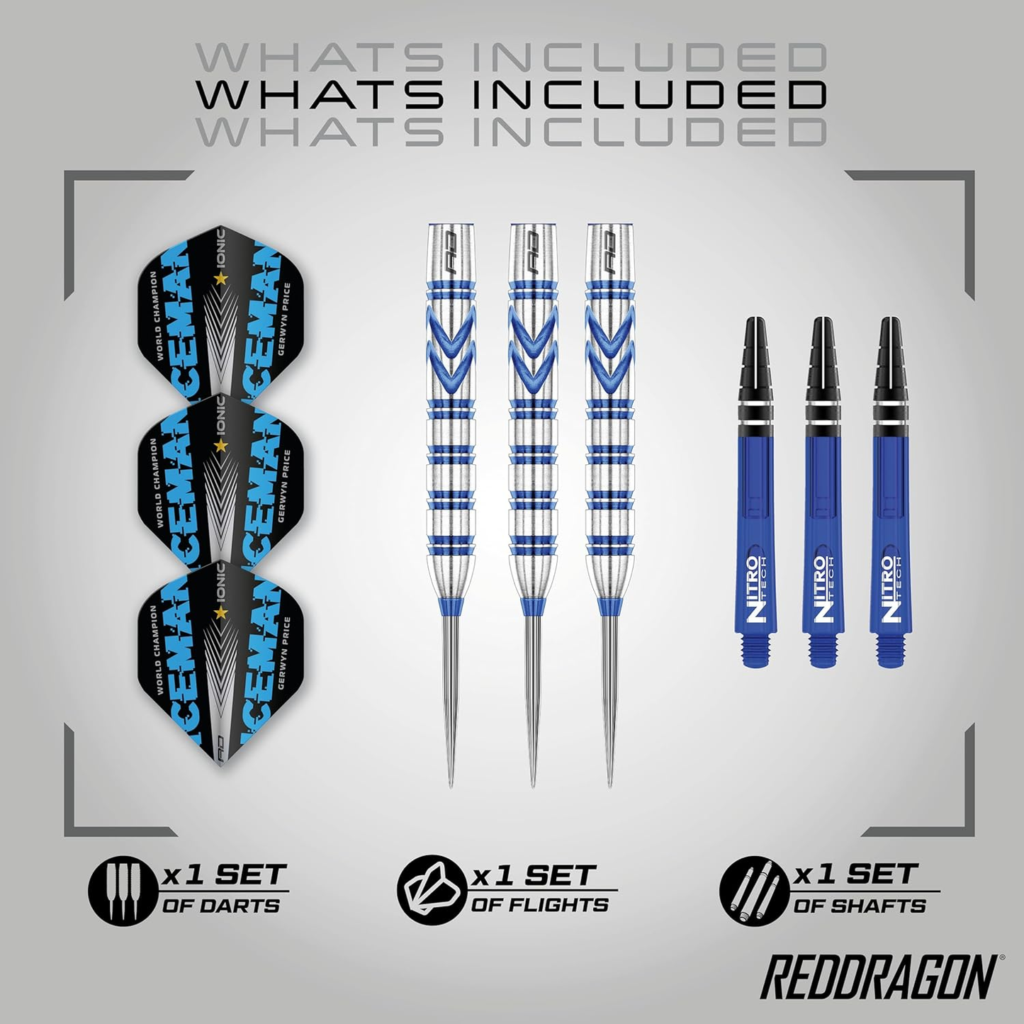 Red Dragon Gerwyn Price 90% Steel Tip Darts