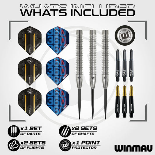 Winmau Team 360 Jack Nankervis 90% Steel Tip Darts