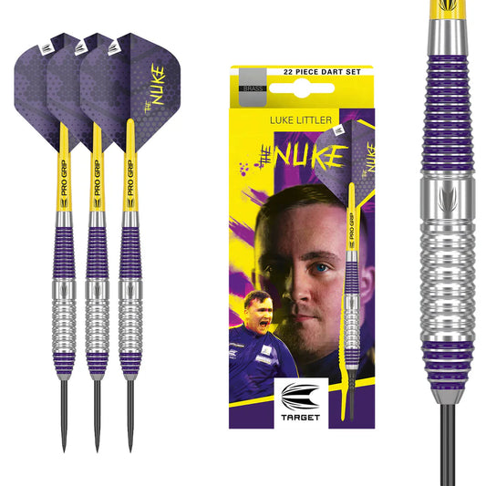 Target Luke Littler Brass Steel Tip Darts