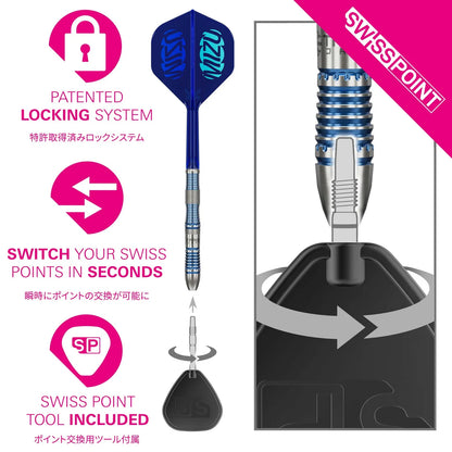 Target Japan Mizu 02 90% SP Steel Tip Darts