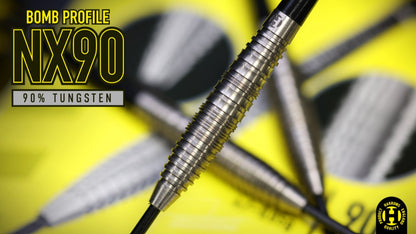 Harrows NX90 Bomb 90% Tungsten Steel Tip Darts