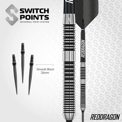 Red Dragon Pegasus Switch Point 90% Steel Tip Darts