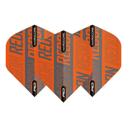 Red Dragon Orange & Black Print Hardcore No2 Flights