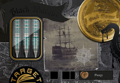 Target Japan Black Marque Pierce SP Steel Tip Darts