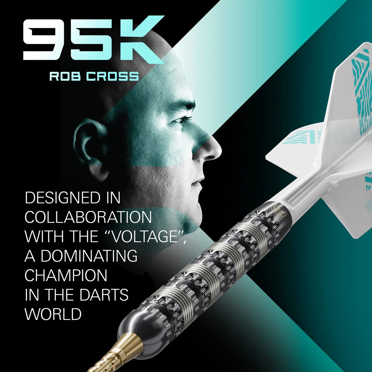 Target Rob Cross 95K 95% Tungsten SP Steel Tip