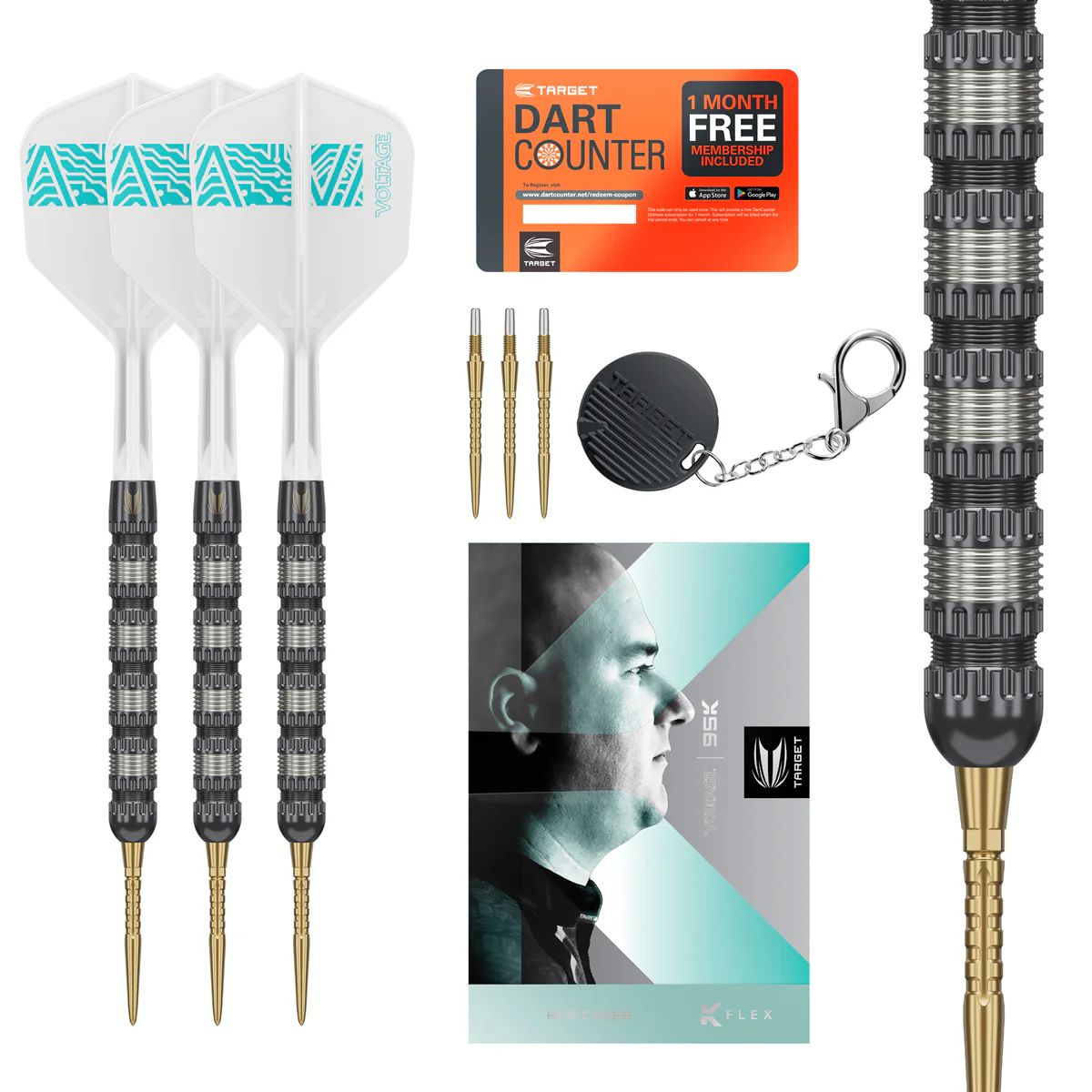 Target Rob Cross 95K 95% Tungsten SP Steel Tip