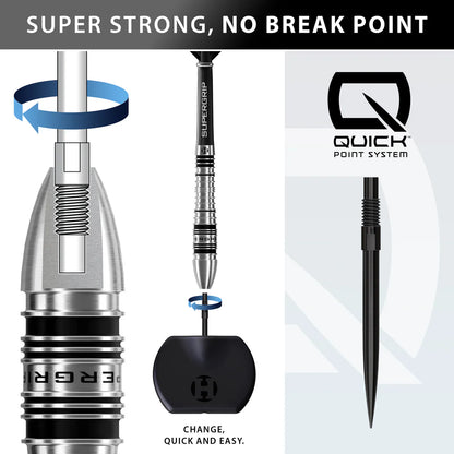 Harrows Supergrip QP Bomb 90% Darts