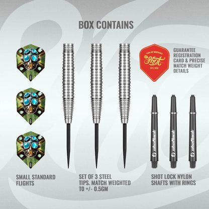 Shot Badlands Krush 90% Tungsten Steel Tip Darts