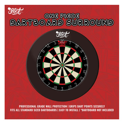 Shot Black Dartboard Surround