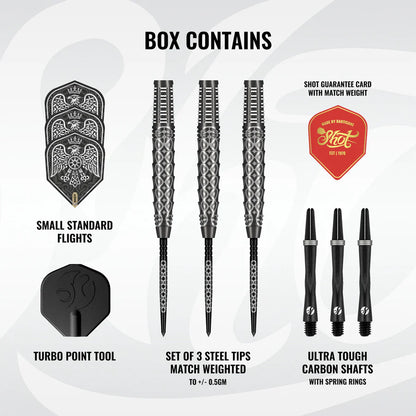 Shot Goths Wulfaz Turbo Point 90% Tungsten Steel Tip Darts