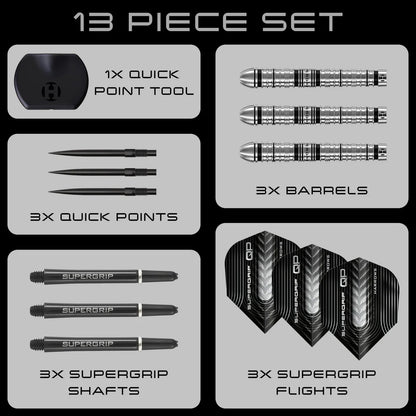 Harrows Supergrip QP Bomb 90% Darts