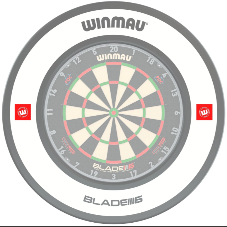 Winmau Pro-Line 1.0 White Dartboard Surround