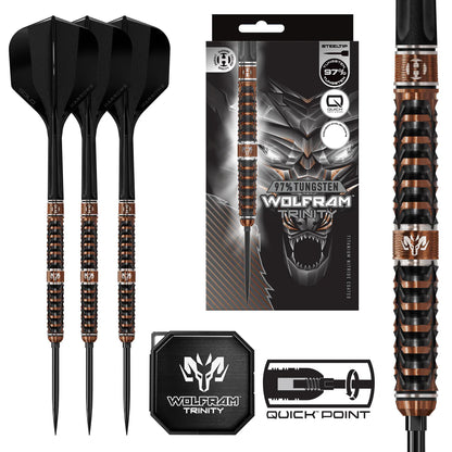 Harrows Wolfram Trinity 97% QP Darts