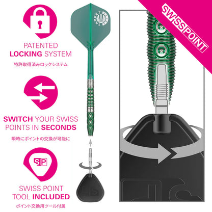 Target Japan Motomu Sakai Xeno G1 90% Tungsten SP Steel Tip Darts
