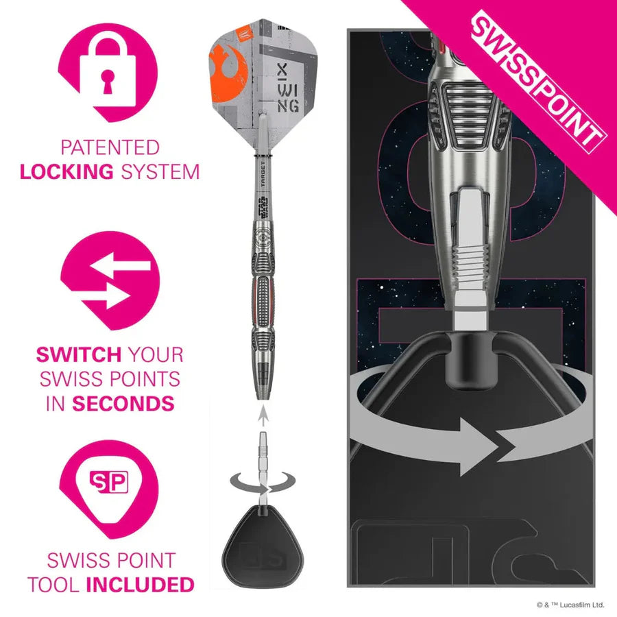 Target | Star Wars X-Wing 90% Tungsten Steel Tip Darts
