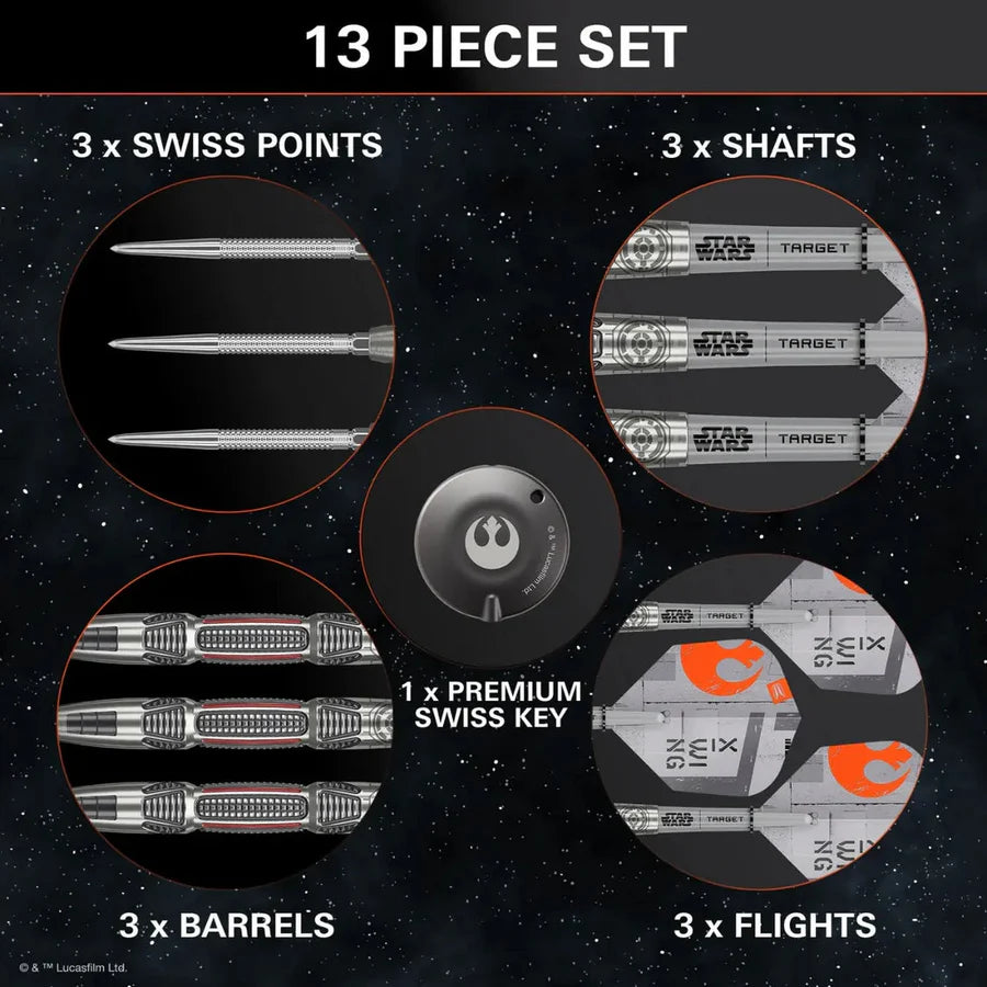 Target | Star Wars X-Wing 90% Tungsten Steel Tip Darts