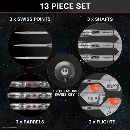 Target | Star Wars X-Wing 90% Tungsten Steel Tip Darts